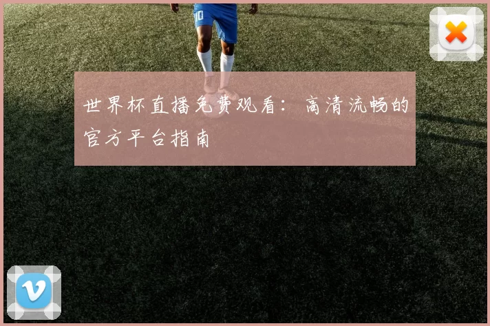 世界杯直播免费观看:高清流畅的官方平台指南